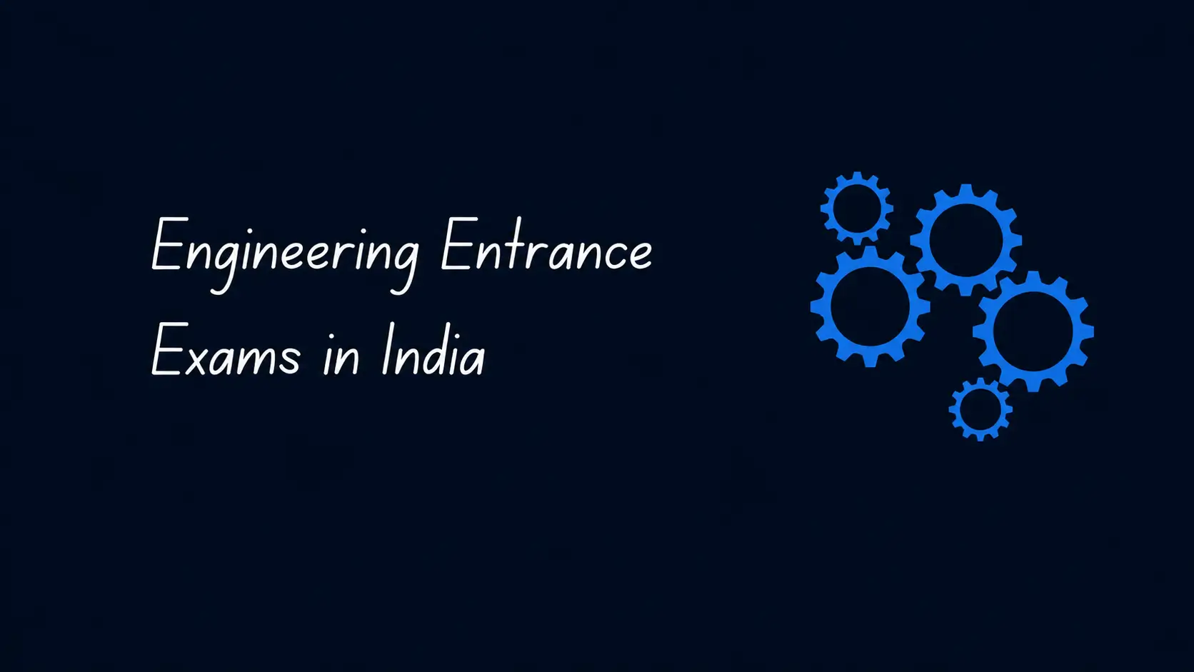 engineering entrance exams in india