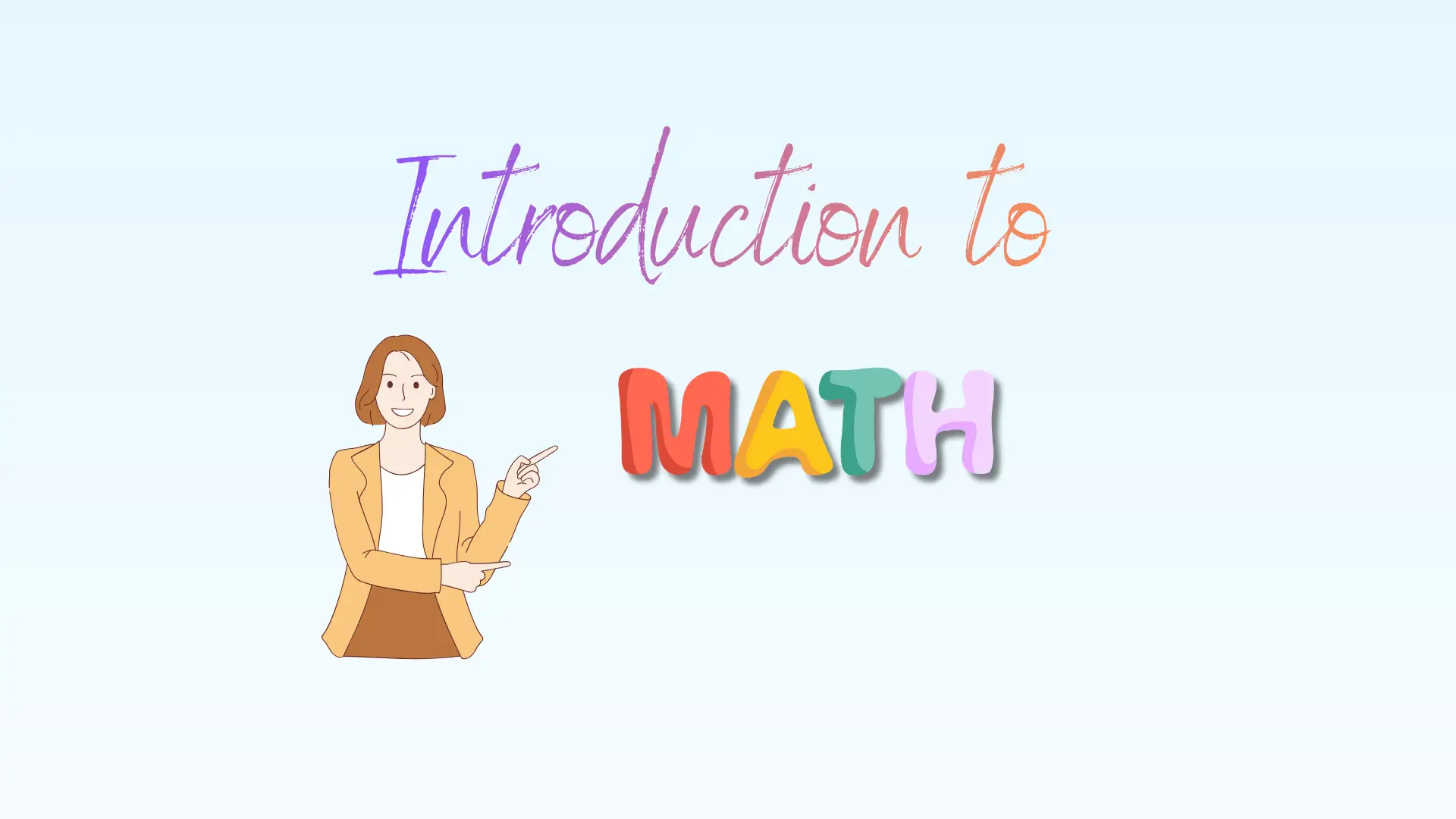 introduction to maths
